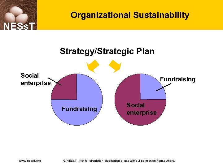 Organizational Sustainability NESs. T Strategy/Strategic Plan Social enterprise Fundraising www. nesst. org Social enterprise