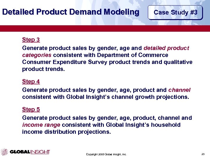 Detailed Product Demand Modeling Case Study #3 Step 3 Generate product sales by gender,