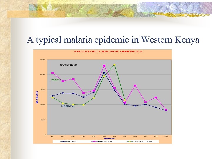 A typical malaria epidemic in Western Kenya 