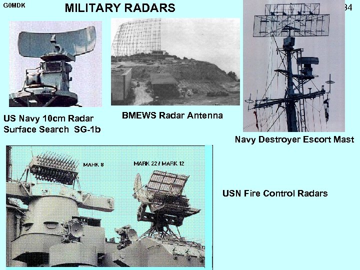 G 0 MDK MILITARY RADARS 34 US Navy 10 cm Radar BMEWS Radar Antenna