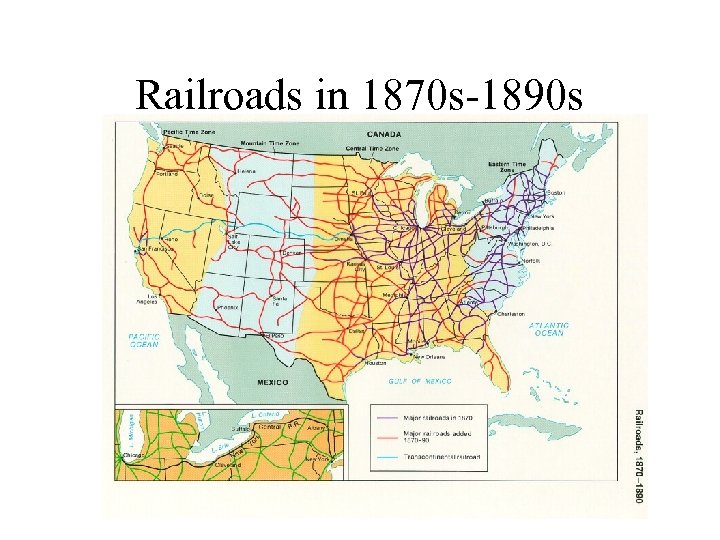 Railroads in 1870 s-1890 s 