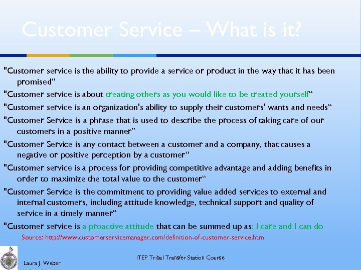 Customer Service – What is it? 