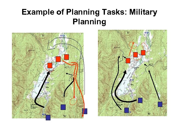 Example of Planning Tasks: Military Planning 