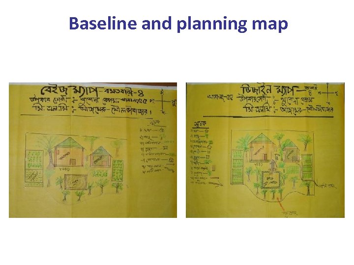 Baseline and planning map 