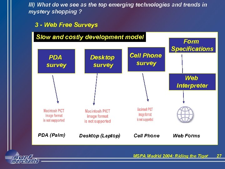 III) What do we see as the top emerging technologies and trends in mystery