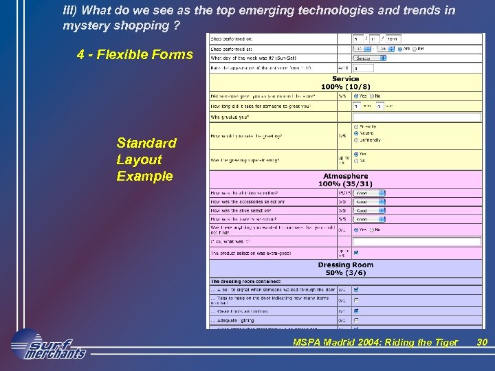 III) What do we see as the top emerging technologies and trends in mystery