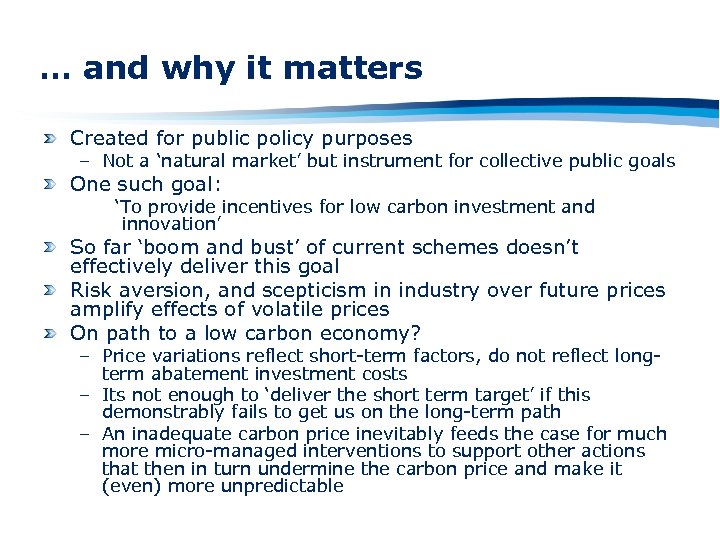 … and why it matters Created for public policy purposes – Not a ‘natural