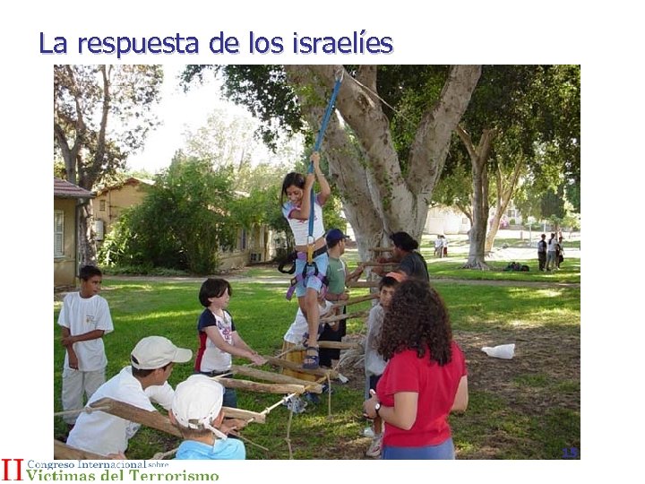 La respuesta de los israelíes 15 