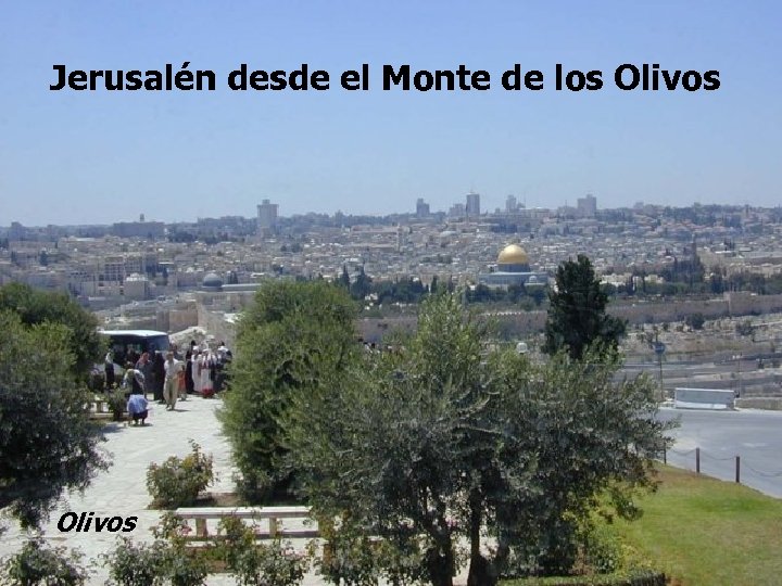 Jerusalén desde el Monte de los Olivos 