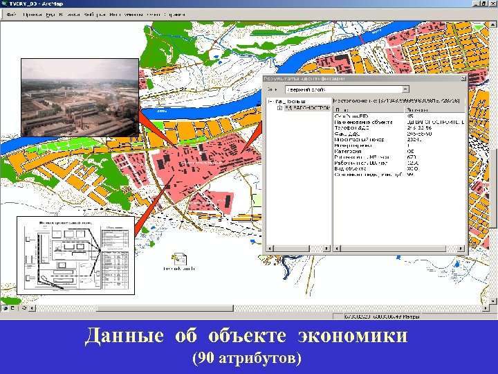 Данные об объекте экономики (90 атрибутов) 