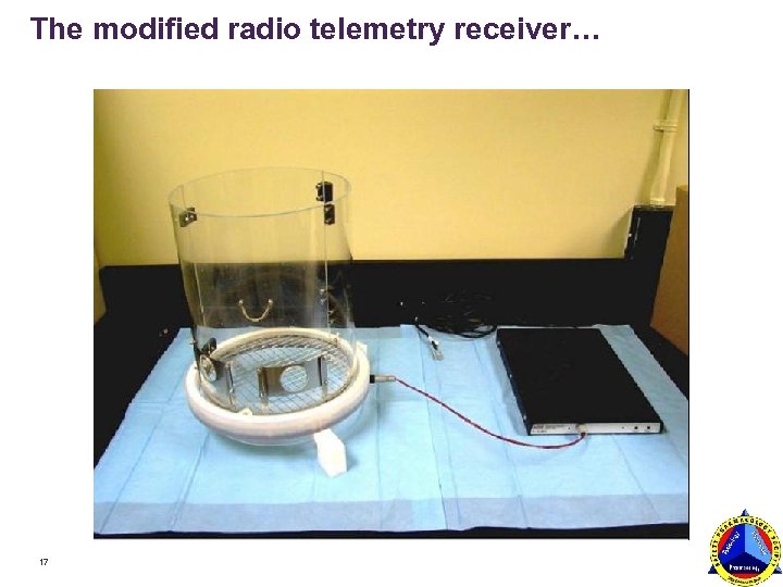 The modified radio telemetry receiver… 17 