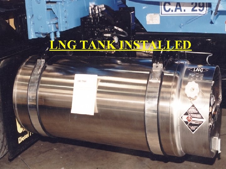 LNG TANK INSTALLED 