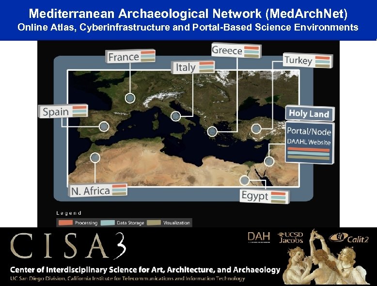 Mediterranean Archaeological Network (Med. Arch. Net) Online Atlas, Cyberinfrastructure and Portal-Based Science Environments Massive