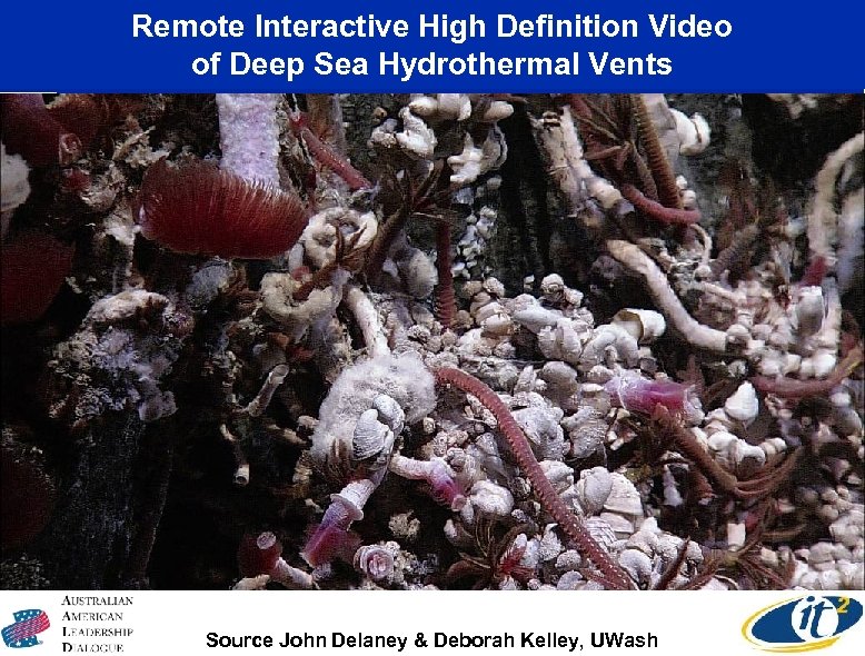 Remote Interactive High Definition Video of Deep Sea Hydrothermal Vents Canadian-U. S. Collaboration Source