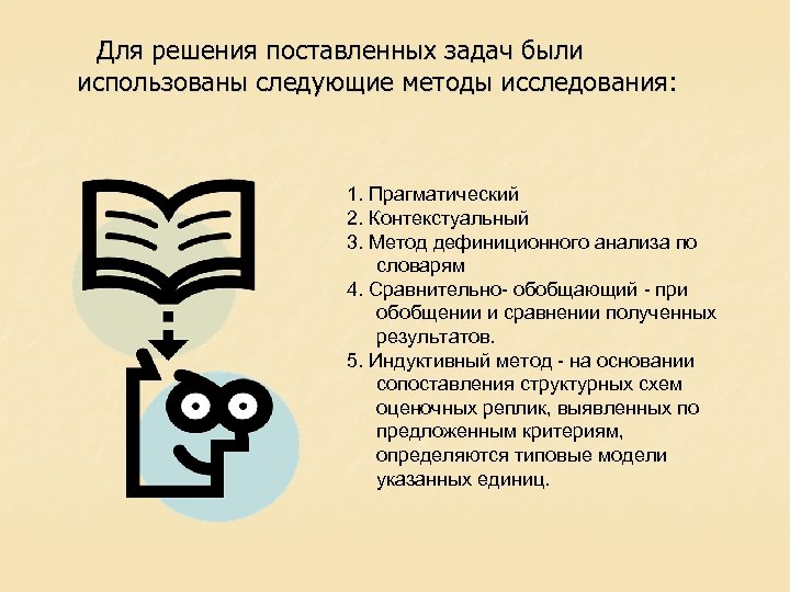 Были использованы следующие способы. Дефиниционный метод исследования это. Метод дефиниционного анализа. Дефиниционный анализ это. Дефиниционный анализ слова.