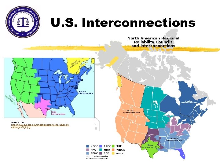 U. S. Interconnections Source: EIA, http: //www. eia. doe. gov/cneaf/electricity/chg_str/bookl et/images/fig 4. jpg 