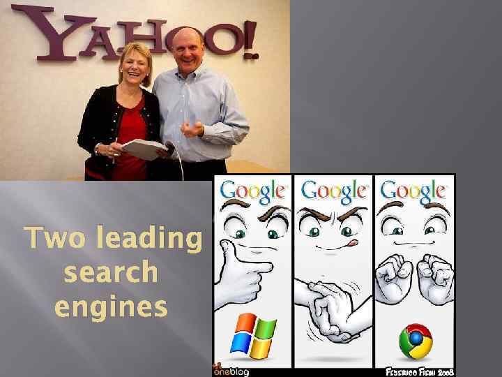 Two leading search engines 