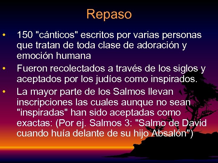 Repaso • • • 150 