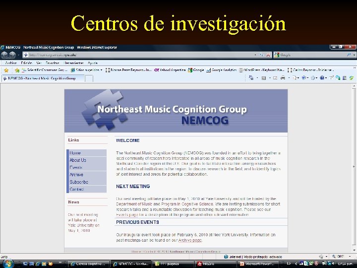 Centros de investigación 