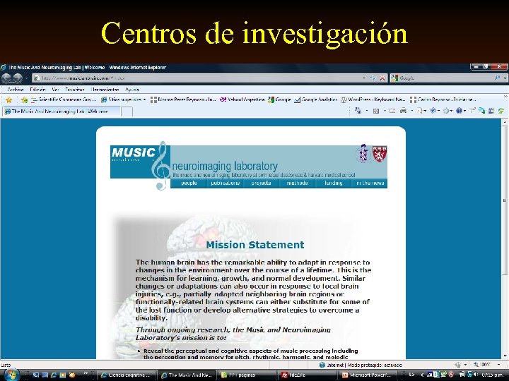 Centros de investigación 