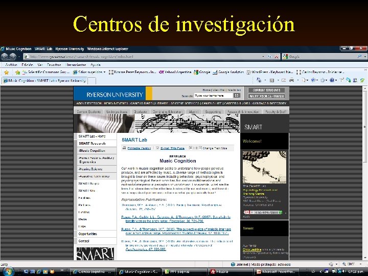Centros de investigación 