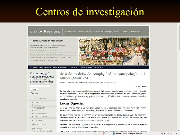 Centros de investigación 