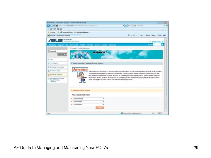 A+ Guide to Managing and Maintaining Your PC, 7 e 29 