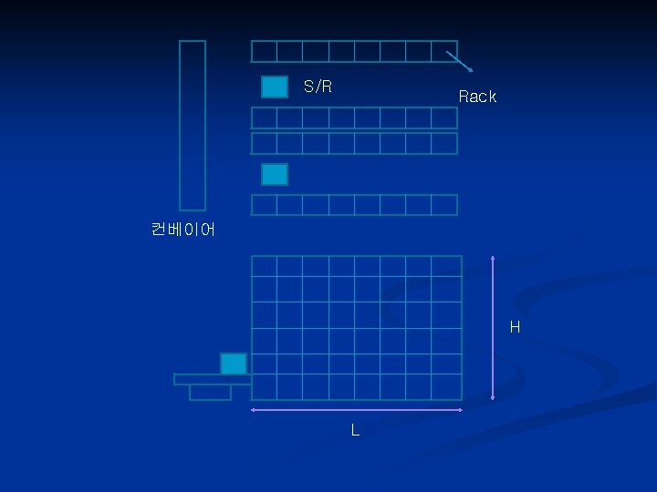 S/R Rack 컨베이어 H L 