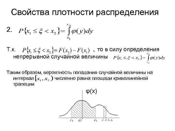 Плотность распределения это