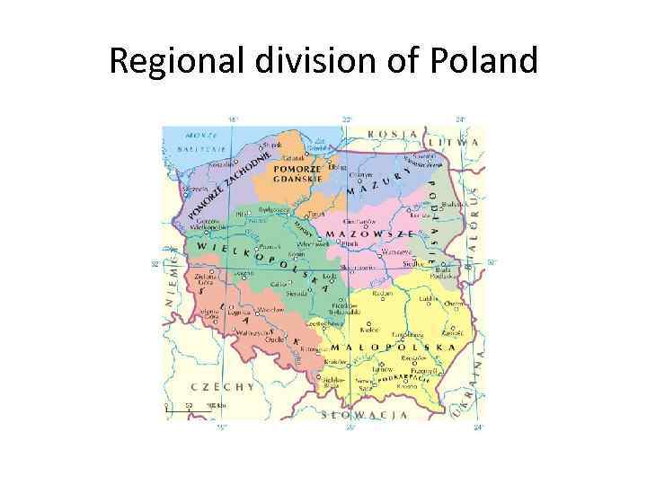 Regional division of Poland 