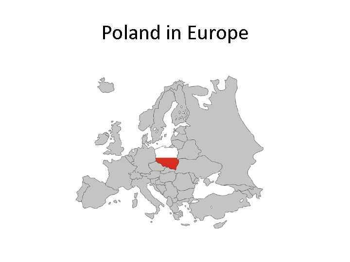 Poland in Europe 