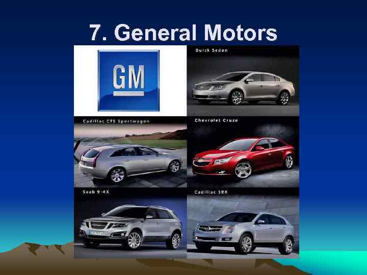 7. General Motors 