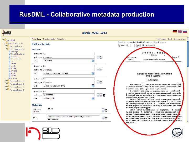 Interactive Catalog Introduction Motivation Astro. Cat CVcat Demo Libraries Rus. DML - Collaborative metadata