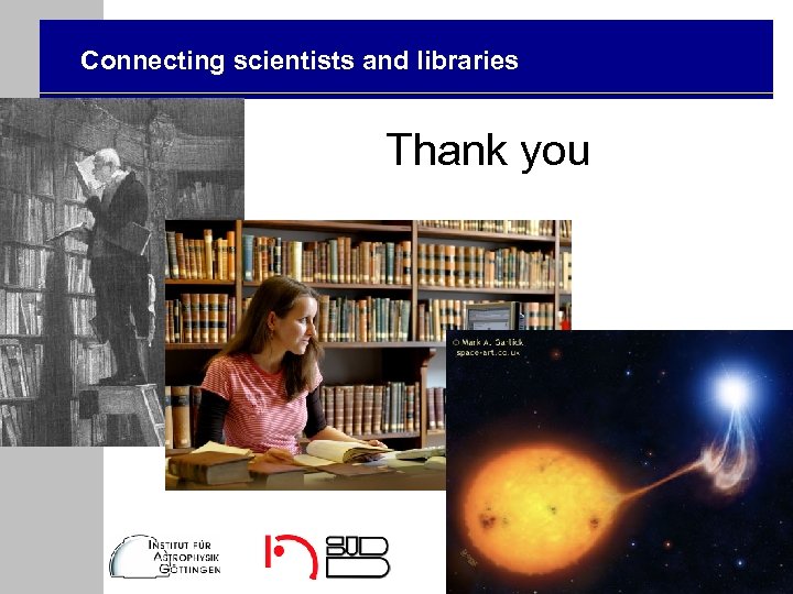 Interactive Catalog Introduction Motivation Astro. Cat CVcat Demo Libraries Connecting scientists and libraries Thank