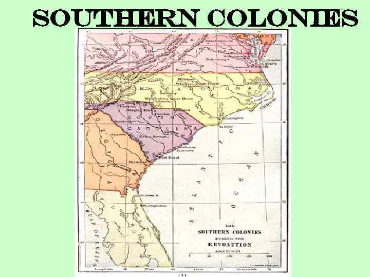 Southern colonies 