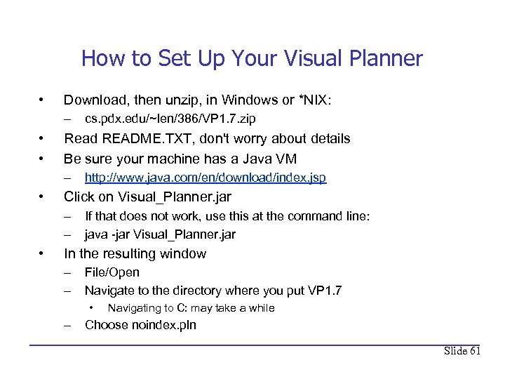 How to Set Up Your Visual Planner • Download, then unzip, in Windows or