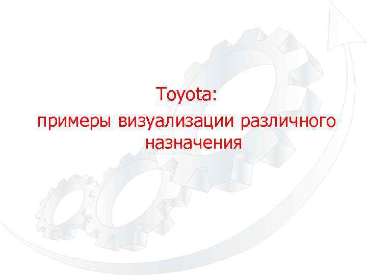 Toyota: примеры визуализации различного назначения 