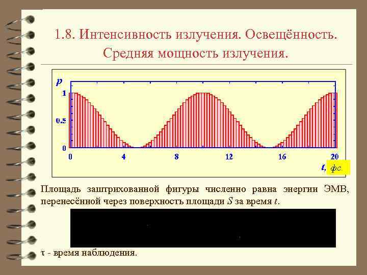 Средняя интенсивность излучения. Мощность излучения яркость. Перенос энергии волной вектор умова. Перенос энергии электромагнитной волной. Основная интенсивность лучей в играх.