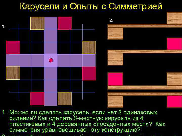 Карусели и Опыты с Симметрией 2. 1. Можно ли сделать карусель, если нет 8