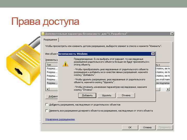 Права доступа 