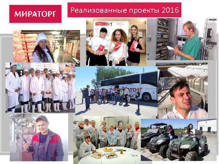 Реализованные проекты 2016 