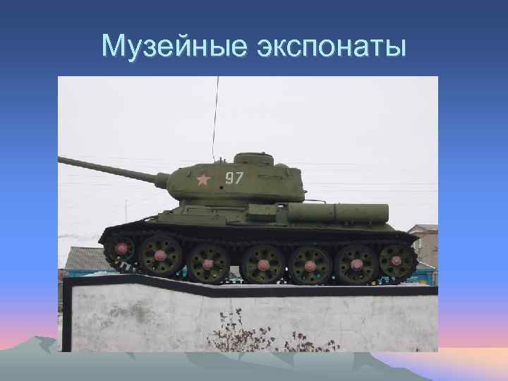 Музейные экспонаты 