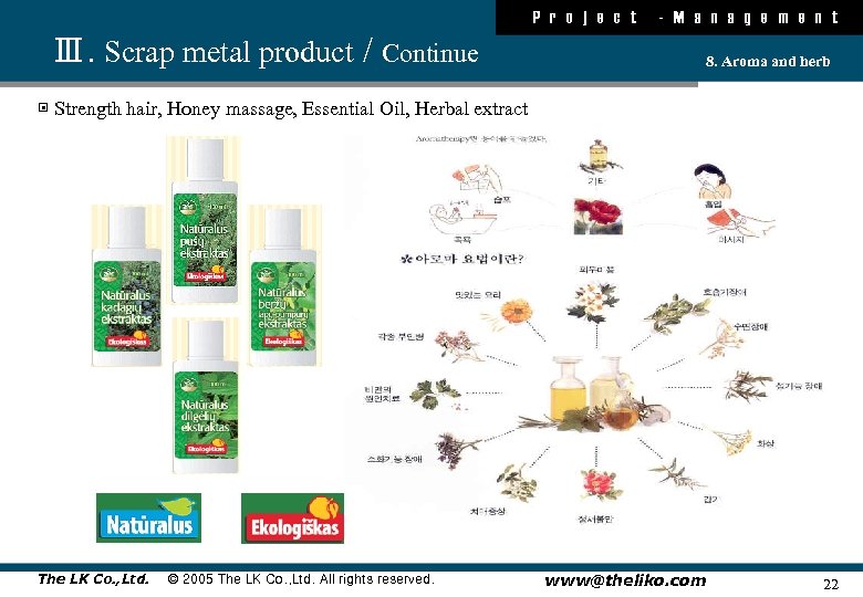 P r o j e c t Ⅲ. Scrap metal product / Continue -