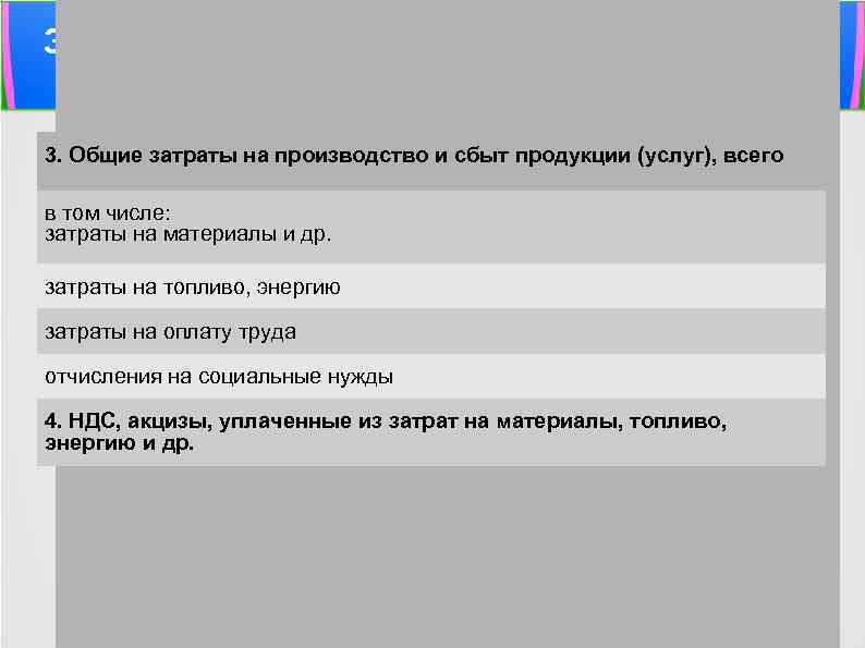 Затраты на производство и сбыт продукции (на годовой объем) Таблица 6 3. Общие затраты