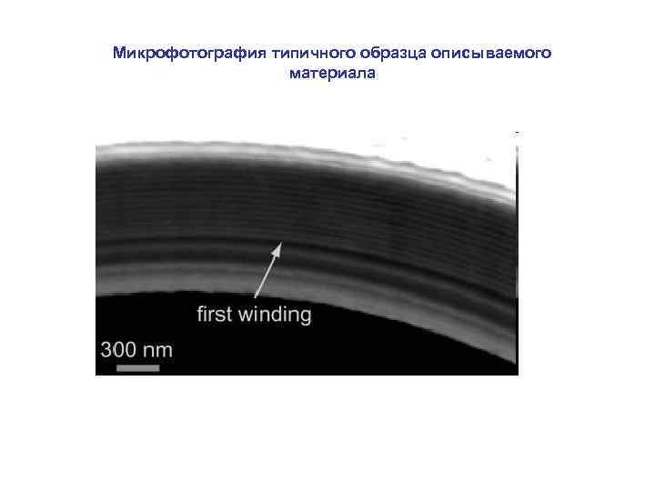 Микрофотография типичного образца описываемого материала 