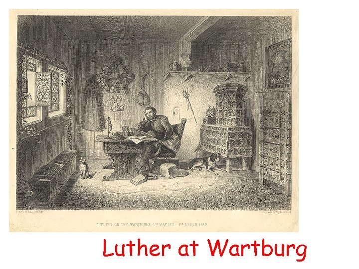 Luther at Wartburg 