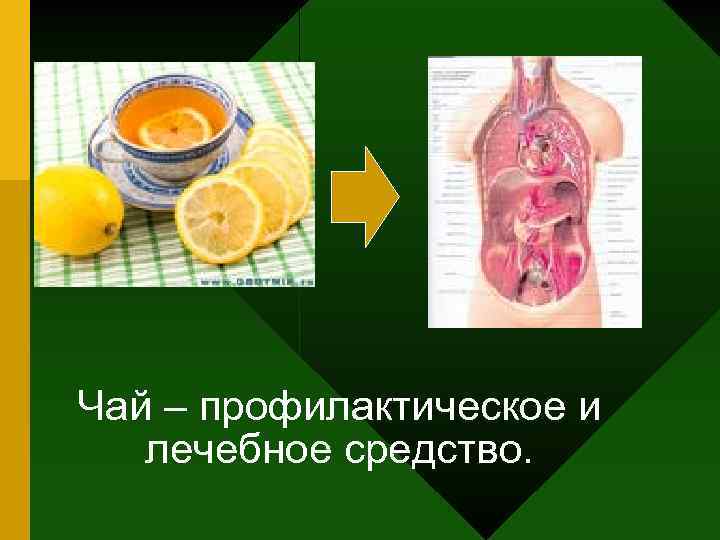 Чай – профилактическое и лечебное средство. 