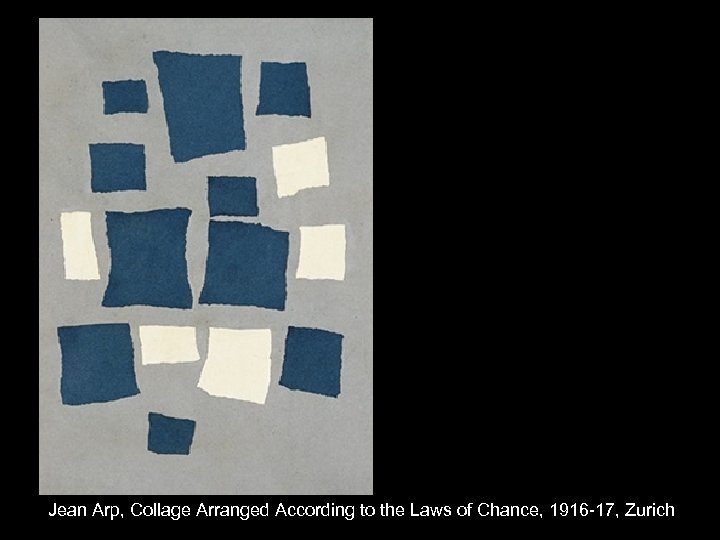 Jean Arp, Collage Arranged According to the Laws of Chance, 1916 -17, Zurich 