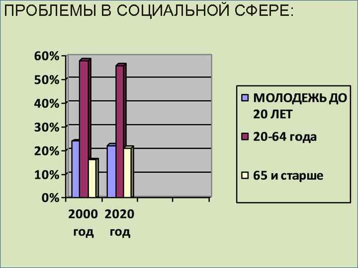 ПРОБЛЕМЫ В СОЦИАЛЬНОЙ СФЕРЕ: 