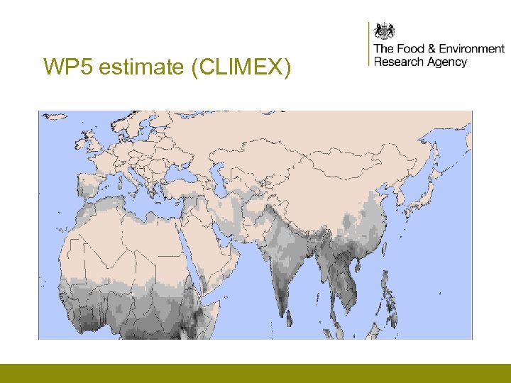 WP 5 estimate (CLIMEX) 